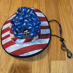 Pelagic fishing Hat with Flag Design